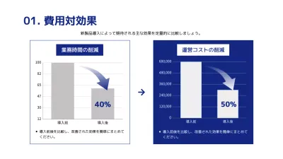 青 シンプル ビジネス 報告書