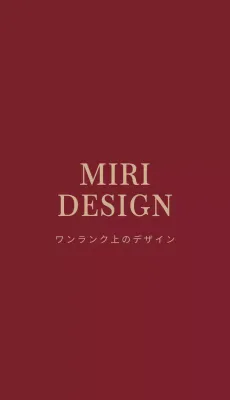 赤 シンプル デザイン 名刺