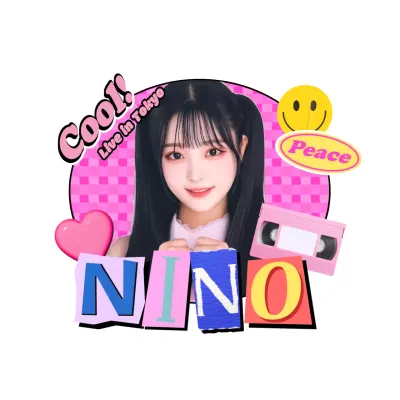 ピンク ポップ ファッション ポスター 推し活 ハイティーン